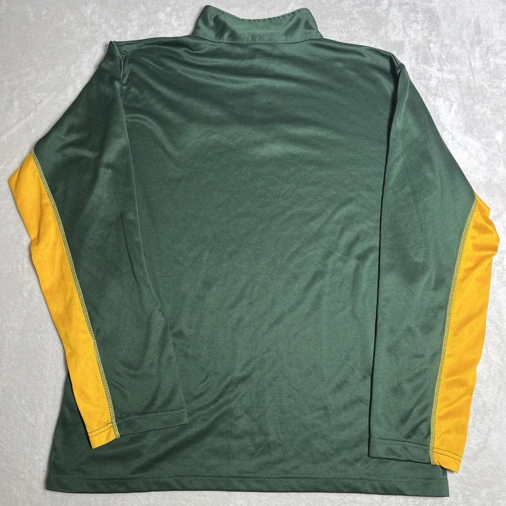 NFL Team Apparel Men's Green Bay Packers Quarter-zip Pullover Size LT Large Tall